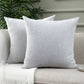 Jepeak Set of 2 Chenille Throw Pillow Covers Decorative Cushion Cases