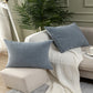 Jepeak Set of 2 Chenille Throw Pillow Covers Decorative Cushion Cases
